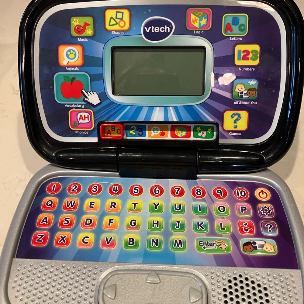 Kids' Learning Laptop – Purple and Black